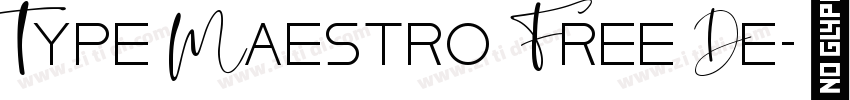 Type Maestro Free De字体转换